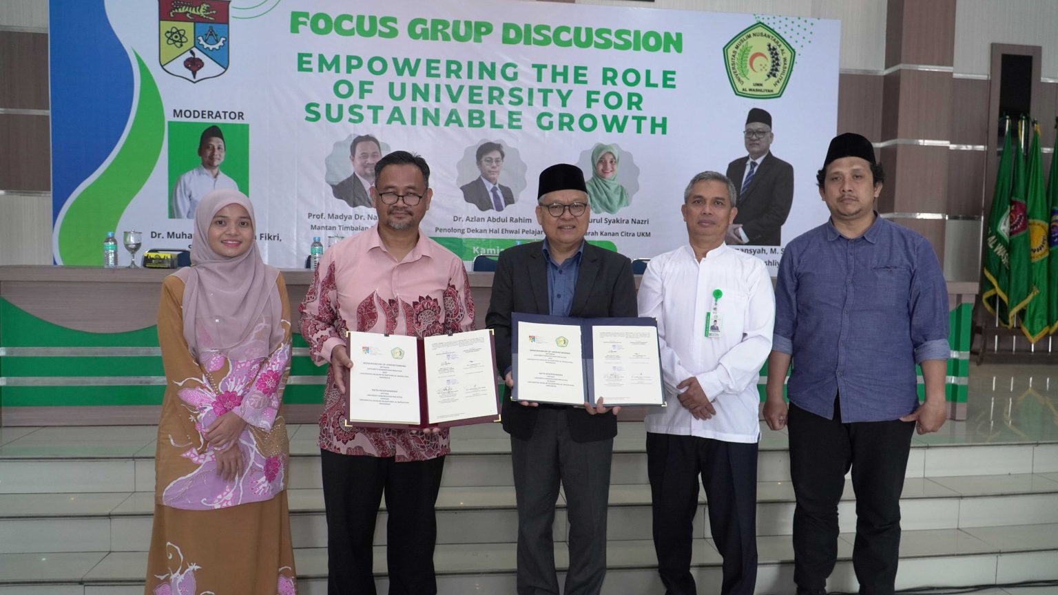 MoU Universitas Muslim Nusantara Al-Washliyah dengan Universiti Kebangsaan Malaysia