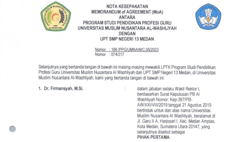 UPT SMPN 13 Medan