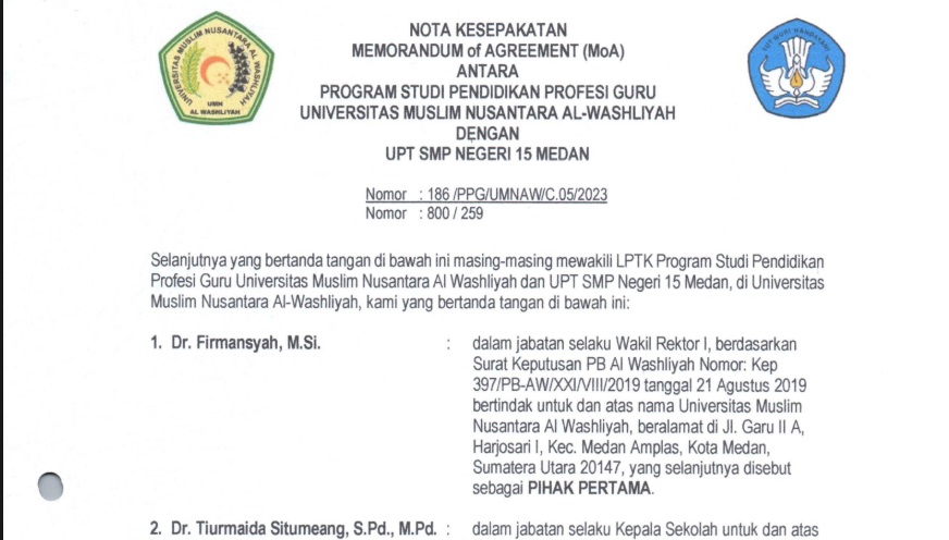 UPT SMPN 15 Medan