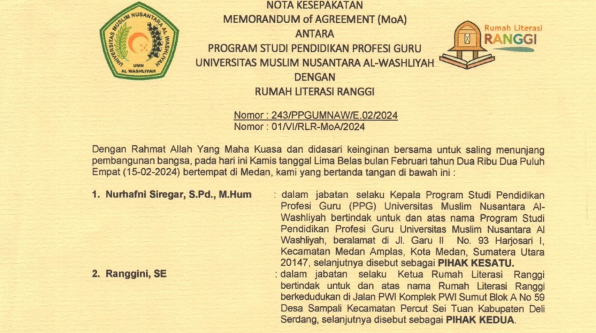Rumah Literasi Ranggi